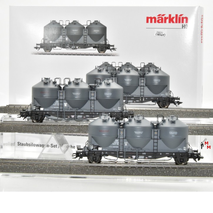 Märklin 48264 Staubsilowagen-Set DB, Ep.III, (78859)