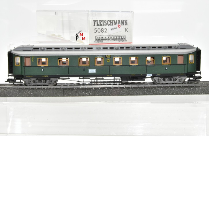 Fleischmann 5082 Abteilwagen 1./2./3. Klasse der Dt. Reichsbahn, Wechselstrom,(88093)