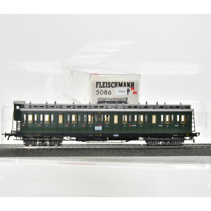 Fleischmann 5086  4-achsiger Abteilwagen der DRG, 3. Kl., (70065)