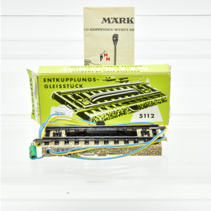 Märklin 5112 M-Gleis-Entkupplungsgleis, (78786)