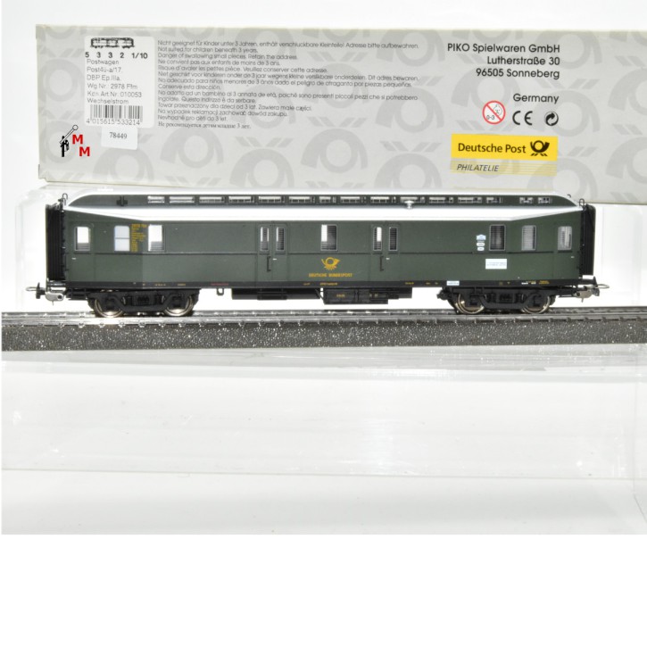 Piko 53321/10 Postwagen der DBP, Ep.IIIa, Wechselstrom, (78449)