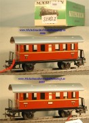 Märklin 327/2.2 Personenwagen, braunrot, 3.Kl., (8880)