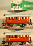 Märklin 327/2.2 Personenwagen braunrot, 3.Kl., (8882)