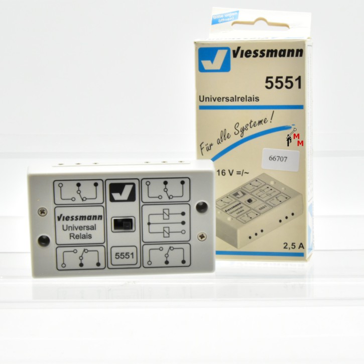 Viessmann 5551 Universalrelais, (66707)