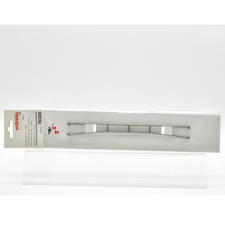 Märklin 70203 Fahrdrahtstück 203mm, 5er Pack, (88275)