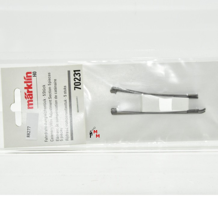 Märklin 70231 Fahrdraht-Ausgleichsstück, 5er Pack., (88277)