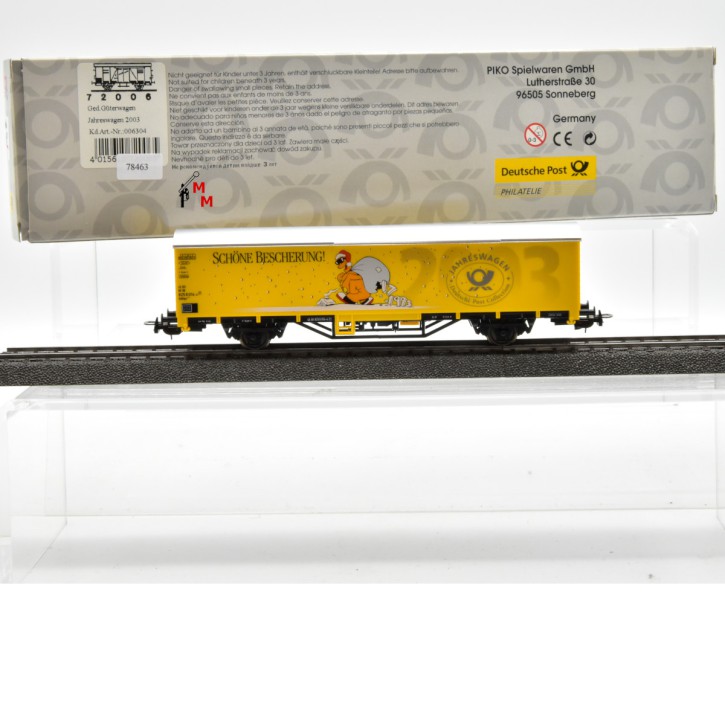 Piko 72006 Ged. Güterwagen "Schöne Bescherung", Dt. Post 2003 (78463)