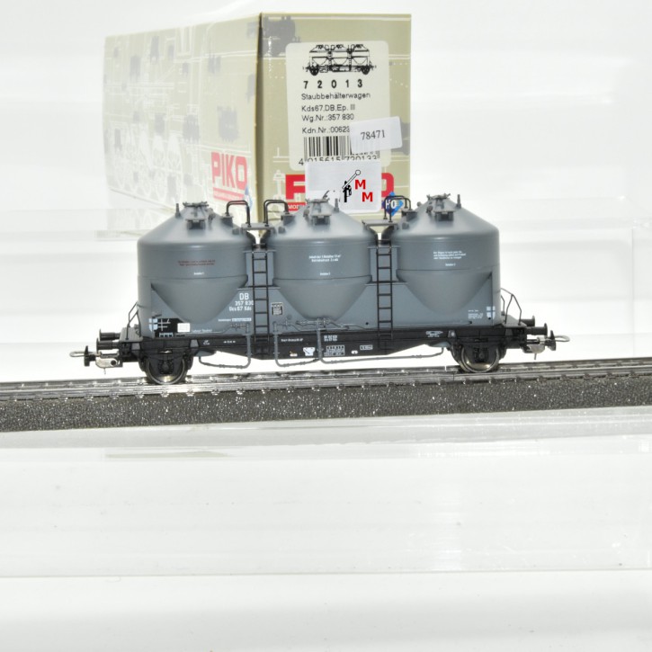 Piko 72013 Staubbehälterwagen der DB, Ep.III, (78471)
