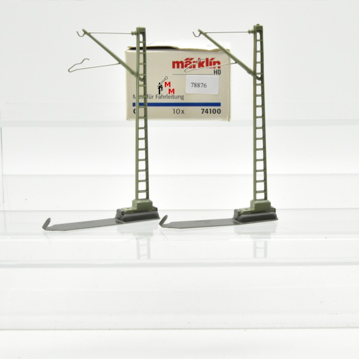 Märklin 74100 Mast für Fahrleitung, (10 Stück), (78876)
