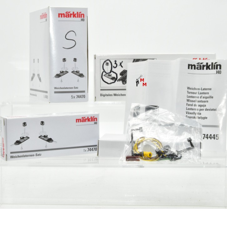 Märklin 74470 Weichen-Laternen-Satz, (99299)