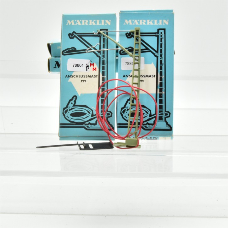 Märklin 7512 Oberleitungs-Anschlussmast für Signale, (78861)