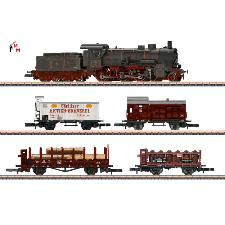 (Neu) Märklin MHI 81302 Märklin Spur Z Zugpackung "Länderbahn-Güterzug" der K.P.E.V.,
