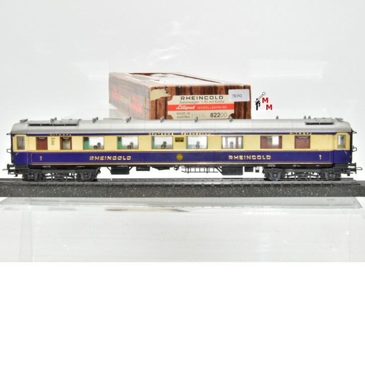 Liliput 82200 Rheingold 1.Kl. Salonwagen mit Küche, (78392)