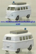 Wiking 320/12A VW "Rotkreuz Bus", Kl. Heckfenster, (6209)