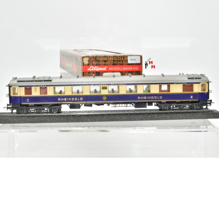 Liliput 82400 Rheingold 2.Kl. Salonwagen mit Küche, (78382)