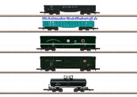 (Neu) Märklin Spur Z 82498 Wagenset US Cars, Ep. IV,