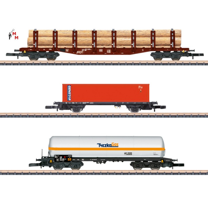 (Neu) Märklin 82596 Märklin Spur Z Güterwagen-Set der DB, MHI,