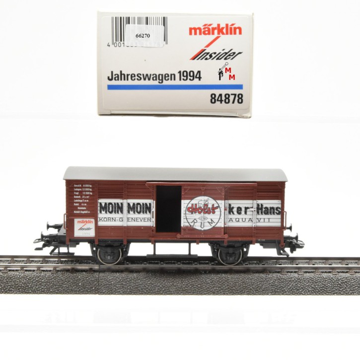 Märklin 84878 Insider Wagen 1994, (66270)