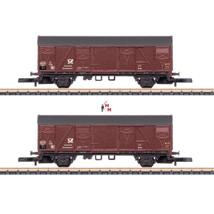 (Neu) Märklin Spur Z 86006 Wagenset Dt. Bundespost, Ep.IV,