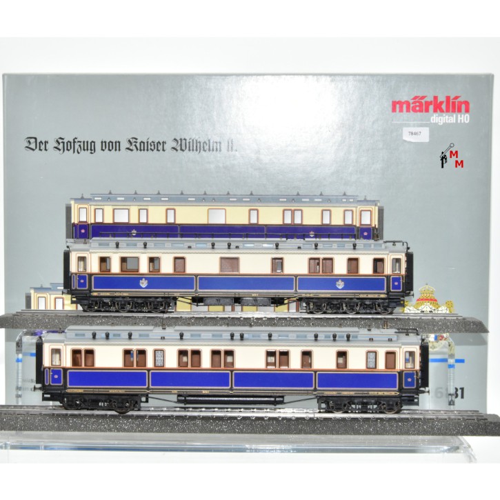 Märklin 89264 (2681) Solonwagen der Kaiserin und Gefolge-Wagen der Herren, (78467)