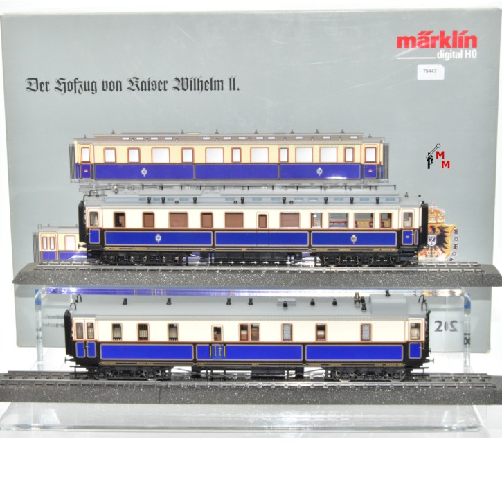 Märklin 89265 (2681) Solonwagen des Kaisers und Hofzug-Gepäckwagen, (78447)