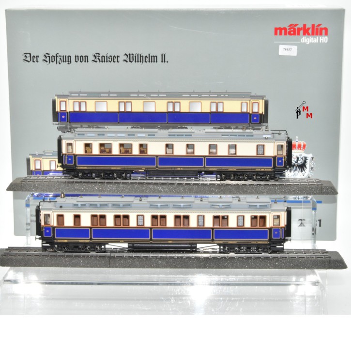 Märklin 89267 (2681) Gefolgewagen der Damen und Hof-Speisewagen mit Küche, (78457)