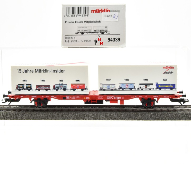 Märklin 94339 15 Jahre Insider Mitgliedschaft, (30687)