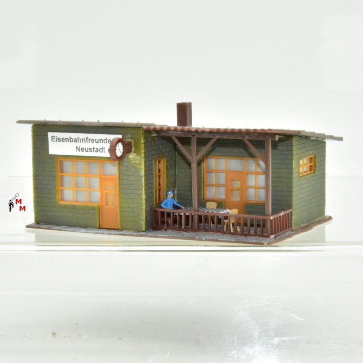 Faller 110204 Haltepunkt "Pusemuckel",fertig gebaut, (99323)