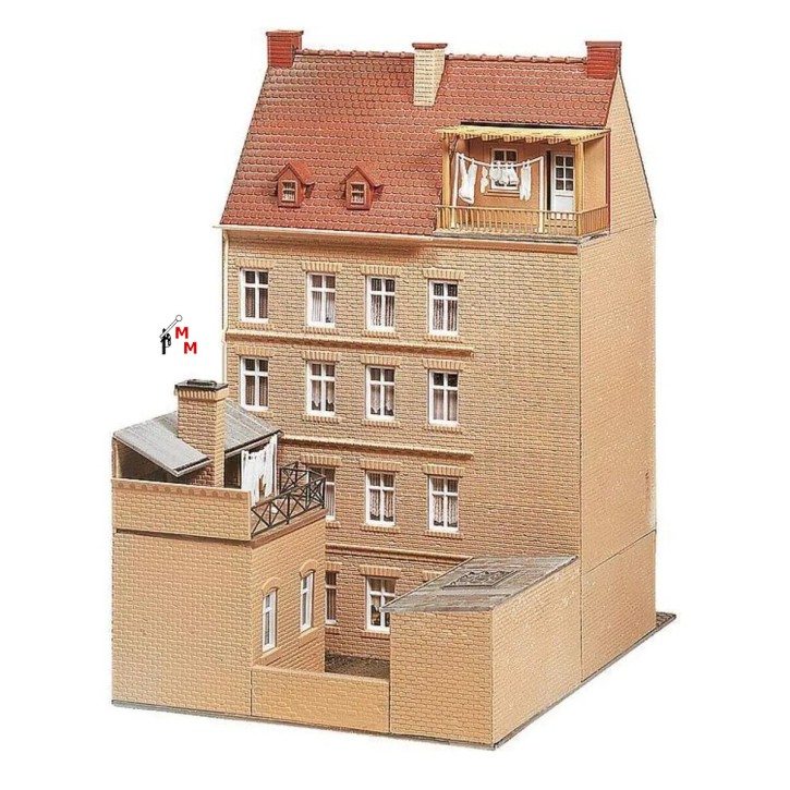 Faller 130448 Stadthaus "Allianz + Tee & Gewürze", fertig gebaut, (99337/99709)