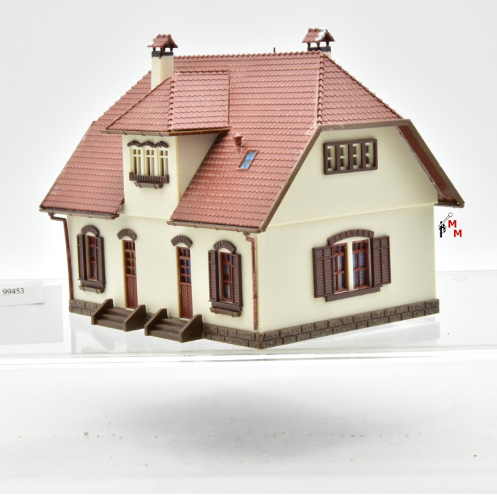 Vollmer 43570 Doppelhaus "Kleine Dorfschule", fertig gebaut, (99453)