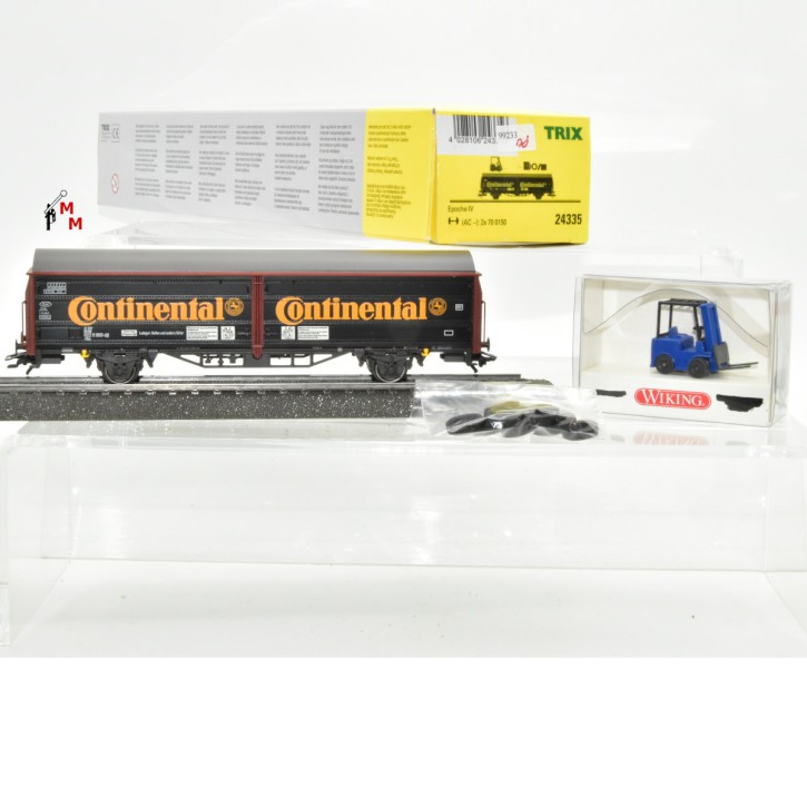 Trix 24335 Schiebewandwagen "Continental, Wechselstrom, (99233)