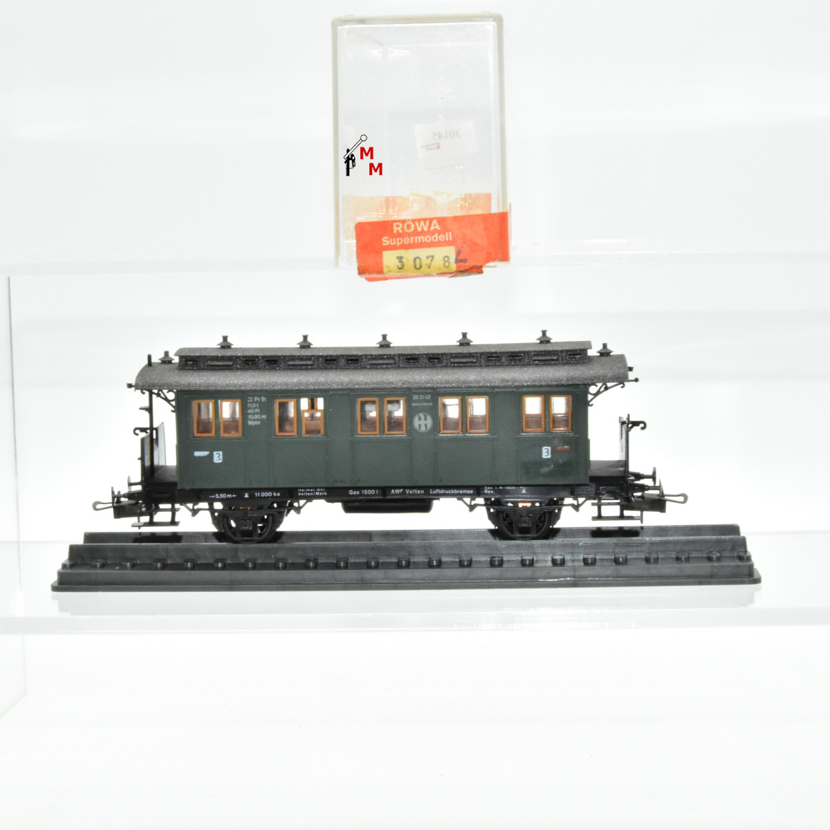 Röwa 3078 Plattformwagen 3.Kl. der DRG, (30145)