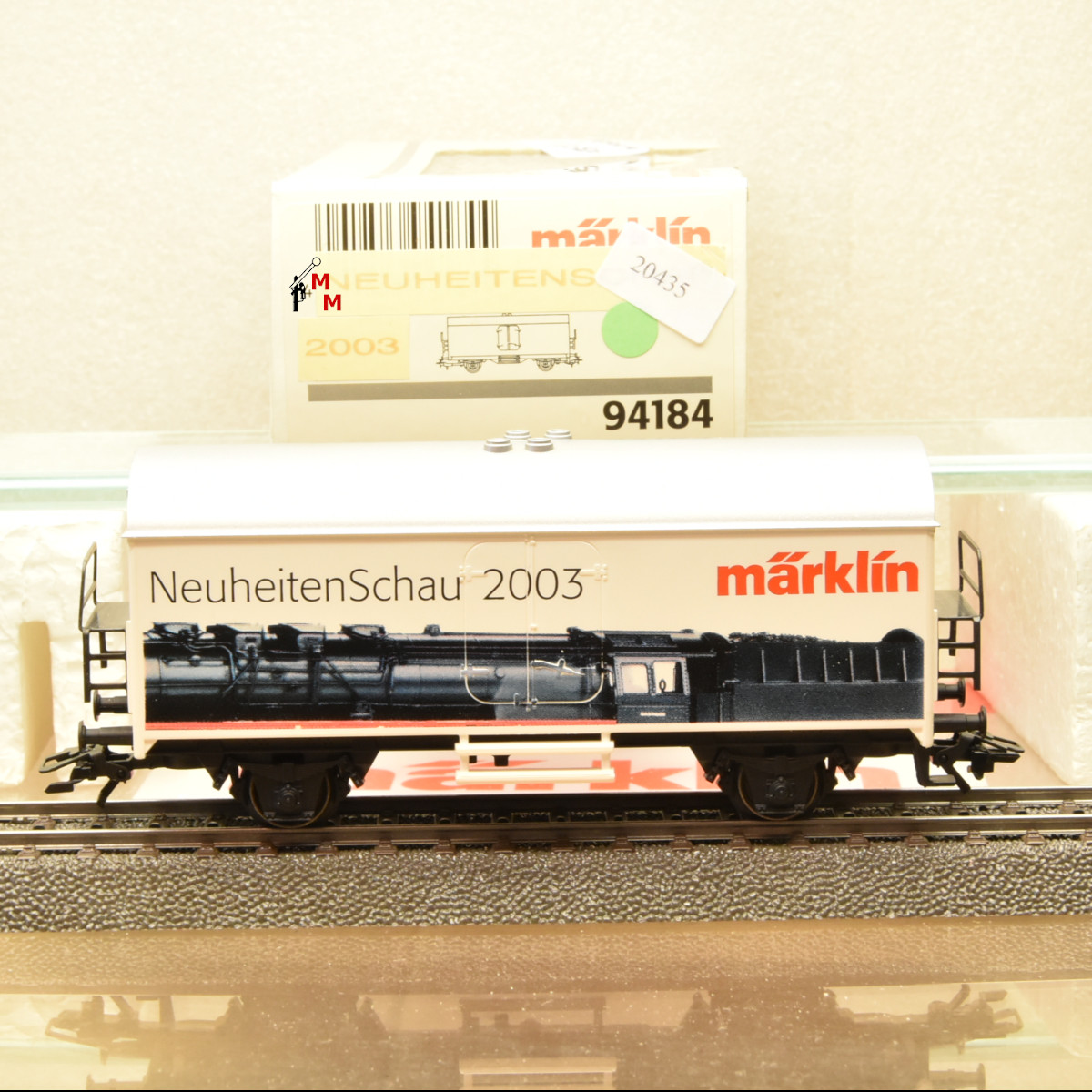 Q4176 Märklin H0 94184 Kühlwagen Neuheiten Schau 2003 OVP 