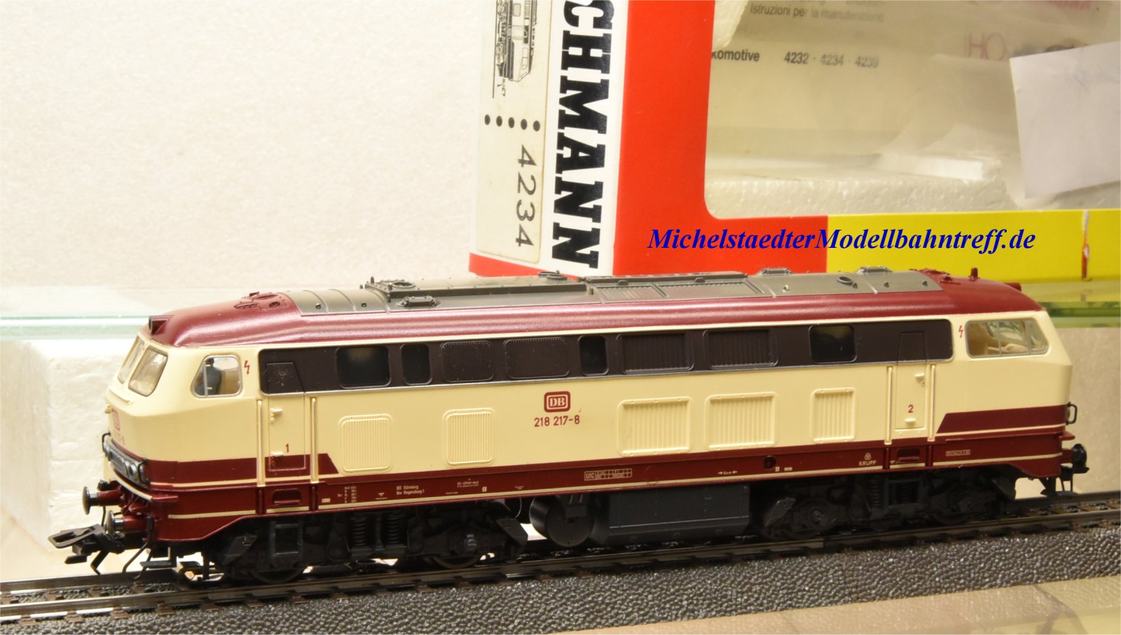Fleischmann 4234 Diesellok Baureihe 218 217-8 DB Spur H0 OVP