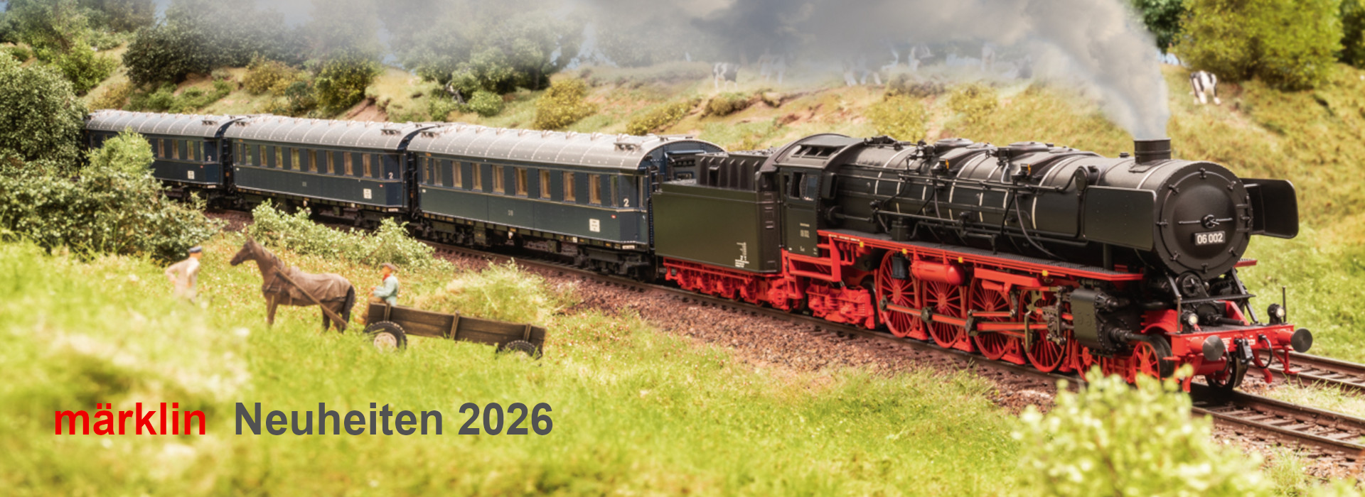 Slideshow Märklin Neuheiten 2026 inkl. MHI und Insider Modelle