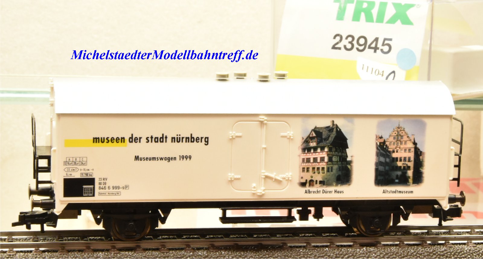 Trix 23945 Kühlwagen "Museen der Stadt Nürnberg", (11104)